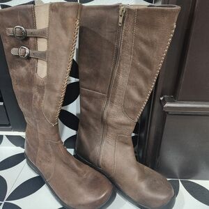 Keen Brown Leather Winter Boots